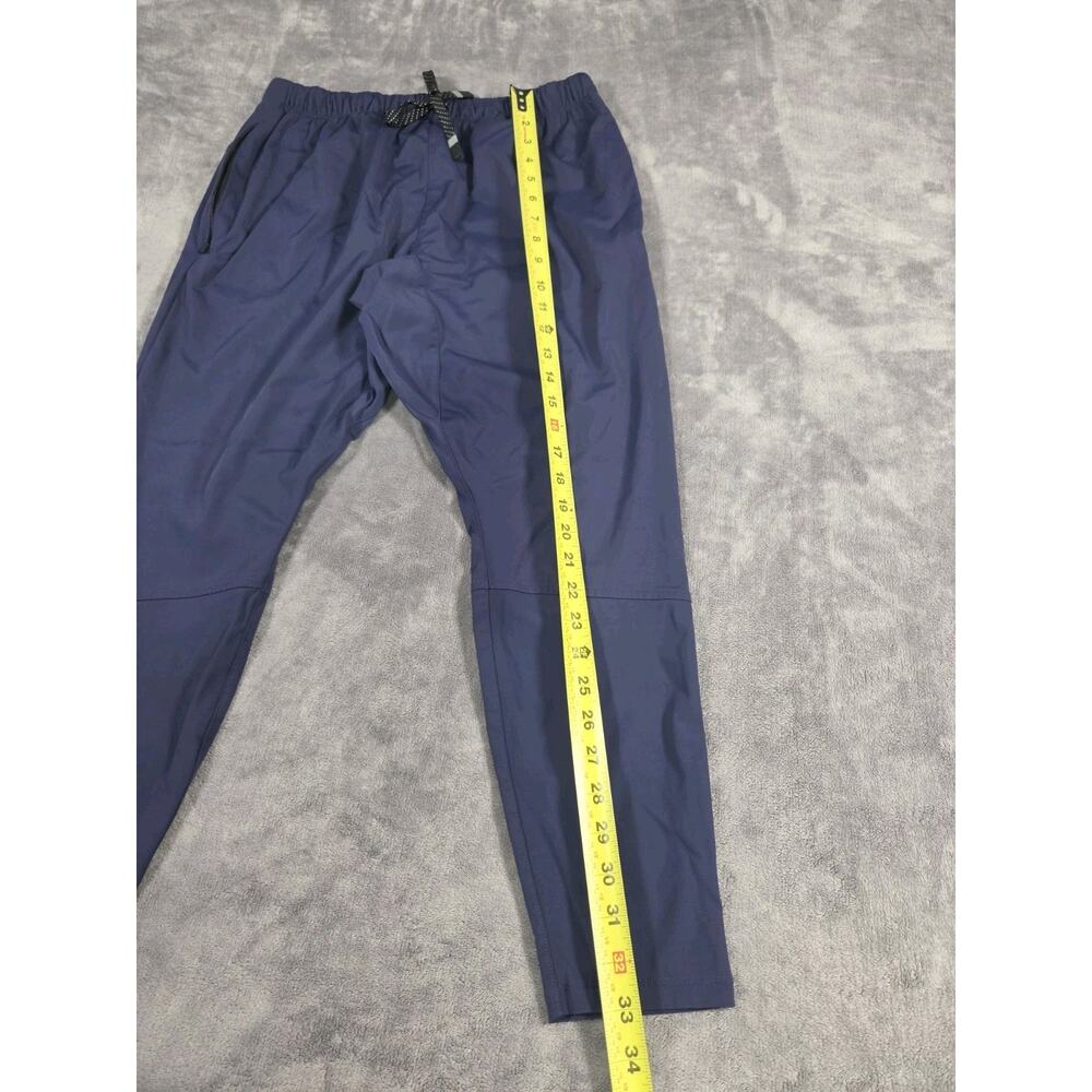 Fabletics Mens The Takeover Pants Navy Blue Size S-M Tapered Athletic Workout - Picture 3 of 11